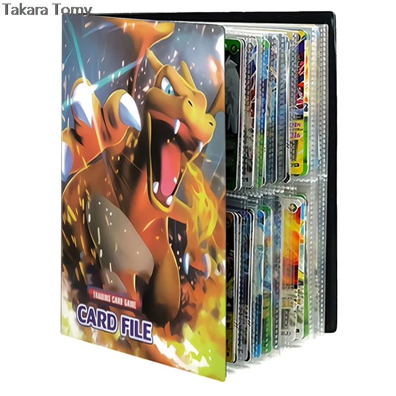 240pcs Pokemon Cards Album Book Collection Binder Cartoon Anime Game Card EX GX Capacity Folder Loaded List Holder Toys For Kids | Игрушки и