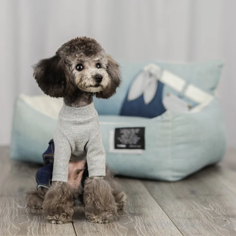 dog jumpsuits jean clothes (12)