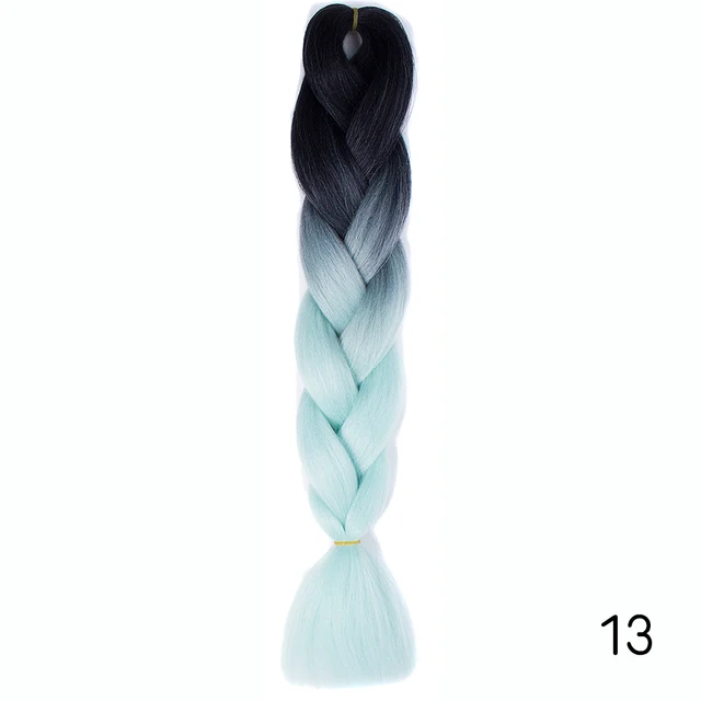 Hair Braid Synthetic Jumbo False Braid Pre Stretched Afro Wholesale Ombre Braiding Hair Extensions  Color Dreadlocks #26