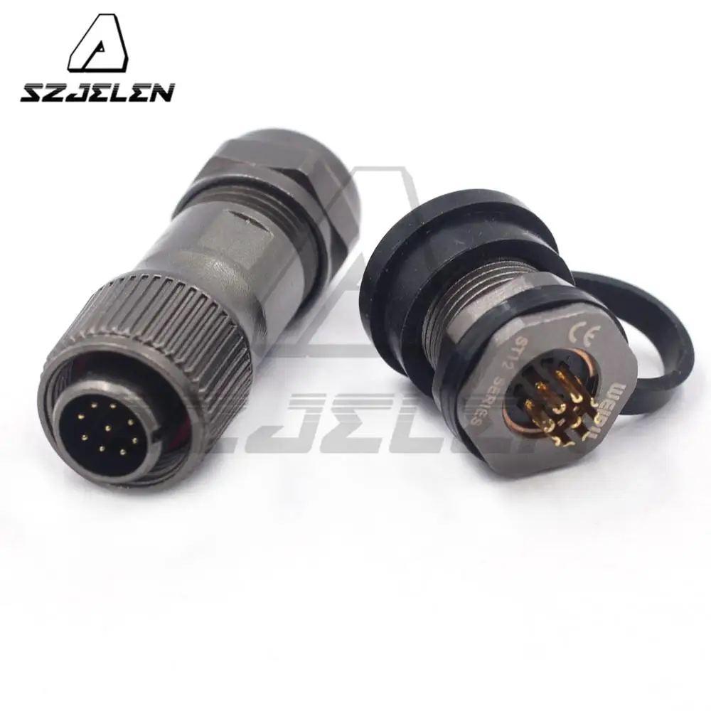 

WEIPU ST12 series 9 pin Wire Connector Automotive LED Power Front-nut Waterproof Connector Plug & Socket Male and Female IP67