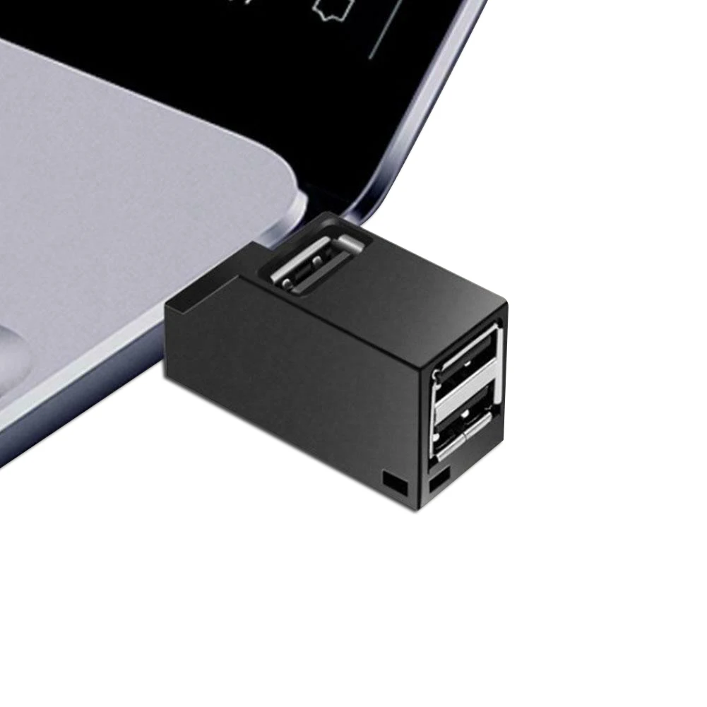 3 шт. Мини 3 порта usb-хаб высокоскоростной передачи данных сплиттер коробка адаптер для ноутбука GDeals