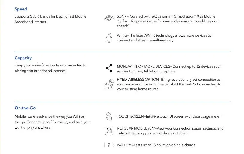 smart wifi signal booster NETGEAR Nighthawk M5 Mobile 5G Router With Sim Slot Unlocked  - Ultrafast 5G | Connect Up to 32 Devices Mobile Wifi wifi amplifier for laptop