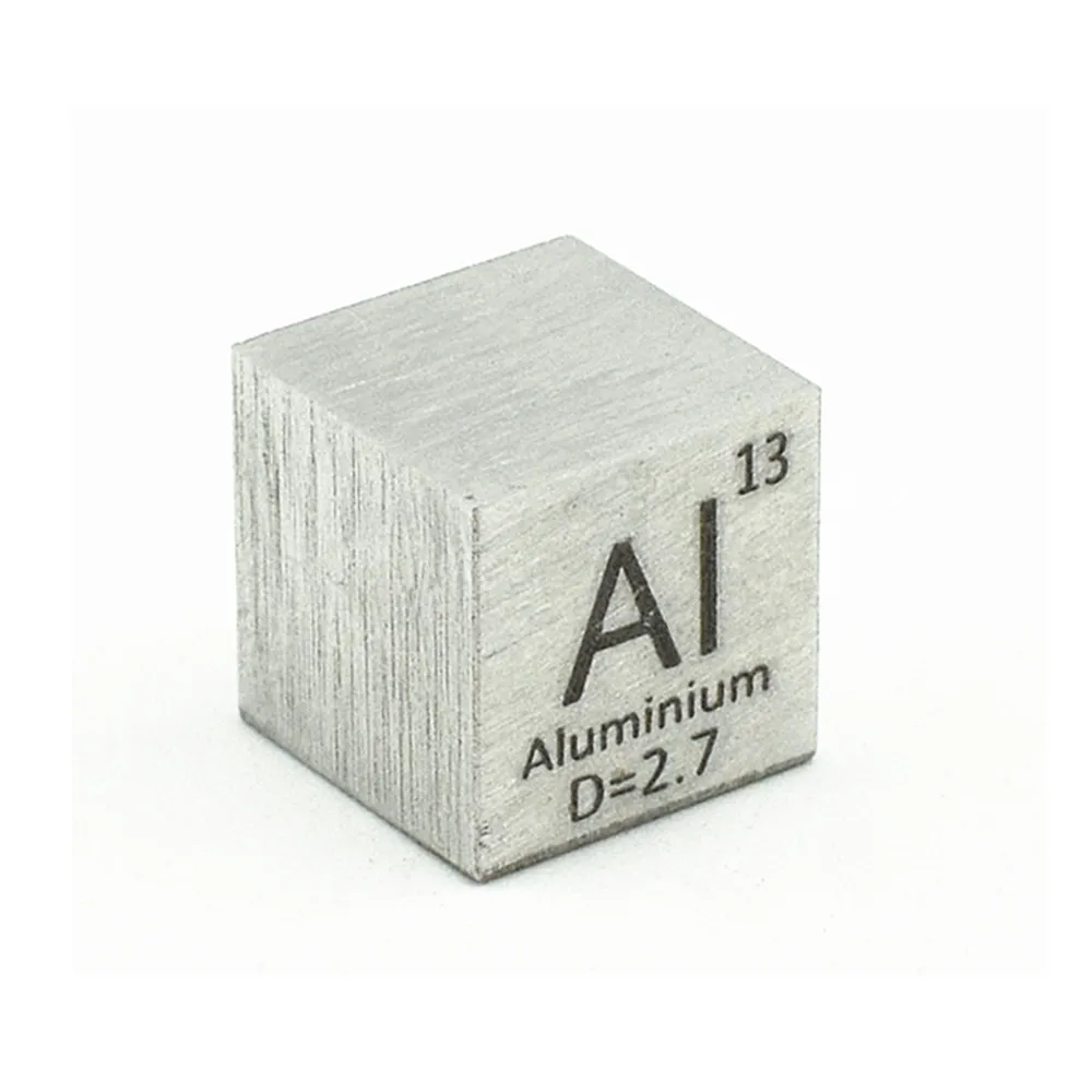 10MM CUBE ALUMINUM Элемент куб 10 мм чистая плотность 99.95% металлические коллекции C Al Ni Ti Mo Cu Fe Sn Cr Bi Co Nb ручной работы DIY хобби ремесла дисплей - Цвет: 10MM CUBE ALUMINUM