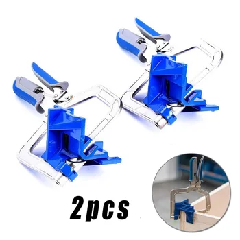 

2pcs Corner Clamp Set Right Angle Clip Woodworking Tool Vises Handheld