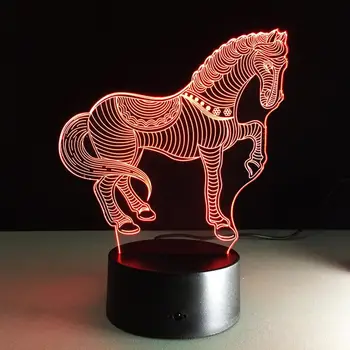 

Lamp Base Light Base Lamp Holder Luminous Romantic Modern 3D LED DC 5V Decoration Home Gift Indoor Lighting Fixture