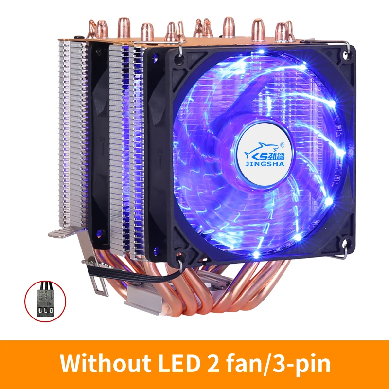 Кулер для процессора Intel LGA 775 1150 1151 1155 1366 AMD AM2 AM3 AM4 6 тепловых трубок | Компьютеры и