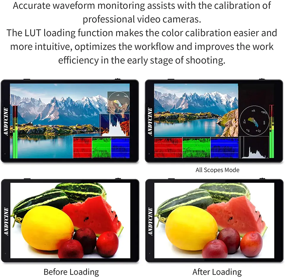 Andycine C7 lite 7インチタッチスクリーンデジタル一眼レフカメラ