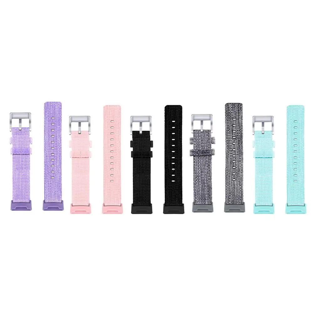 Для Fitbit заряд 3 часы замена плетеная холщовая ткань ремешок для часов StrapDust