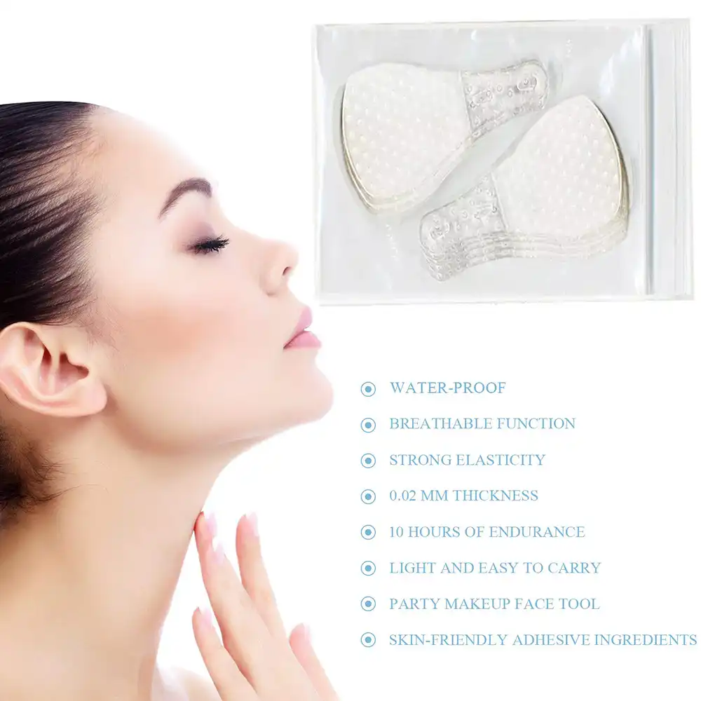 40 Teile Satz Unsichtbare Dunne Gesicht Gesichts Aufkleber Gesichts Linie Falten Schlaffe Haut V Form Facelift Band Fur Gesicht Gesichtspflege Utensilien Aliexpress