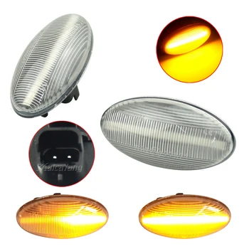 

For Citroen C1 C2 C3 C5 C6 Jumpy Berlingo Led Dynamic Turn Signal Side Marker Light For Peugeot 307 206 207 407 107 607 Expert