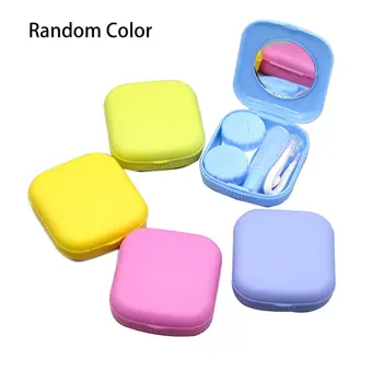 

Plastic Material Exquisitely Designed Fashion Delicate Portable Best Selling Invisible Glasses Case Random Color