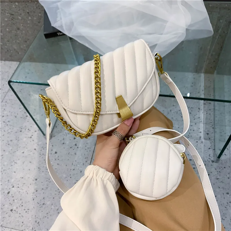 Retro Chain Crossbody Bag Letter Print Shoulder Bag Chest Bags For Women  Luxury Brand Sling Bag Waist Packs Ladies Purses Bolsa - AliExpress