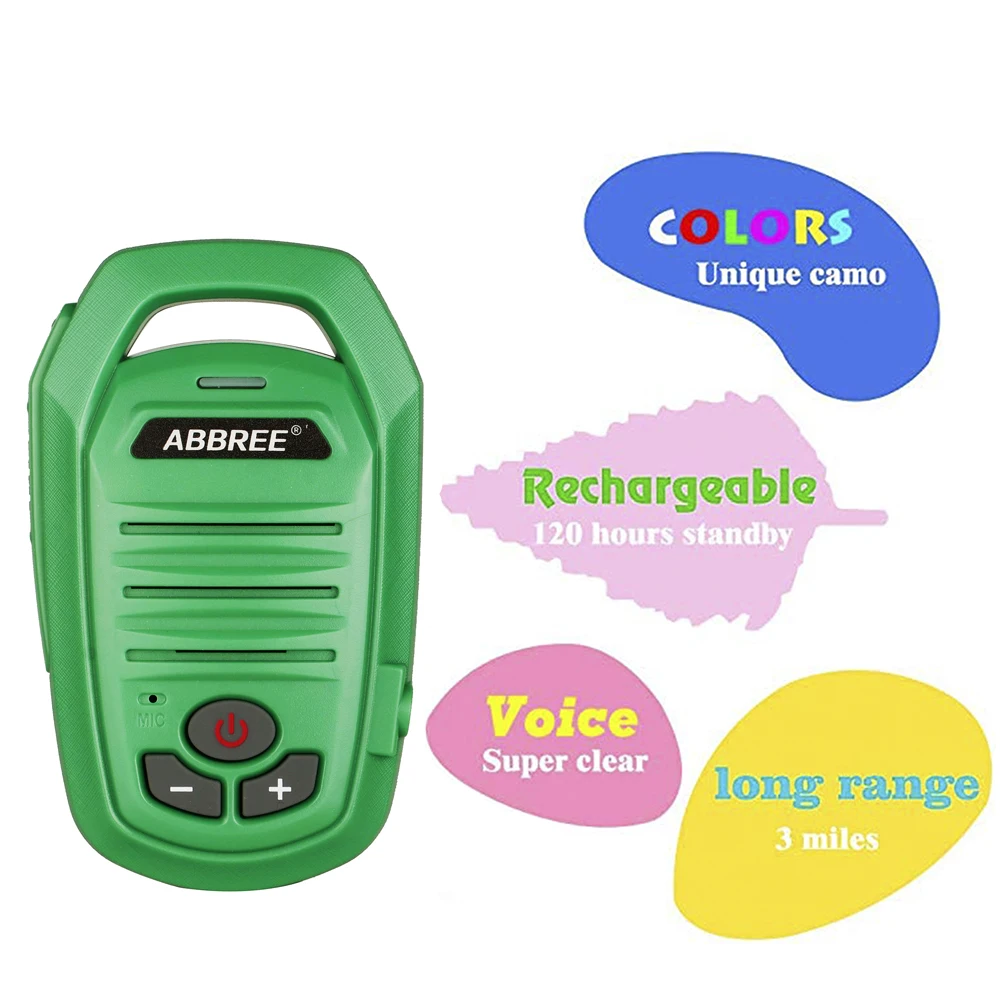 Abbree AR-639 Mini FRS Portable Walkie Talkie free license VOX kid Two Way CB Radio Station Transceiver Gift Ham Comunicador | Мобильные