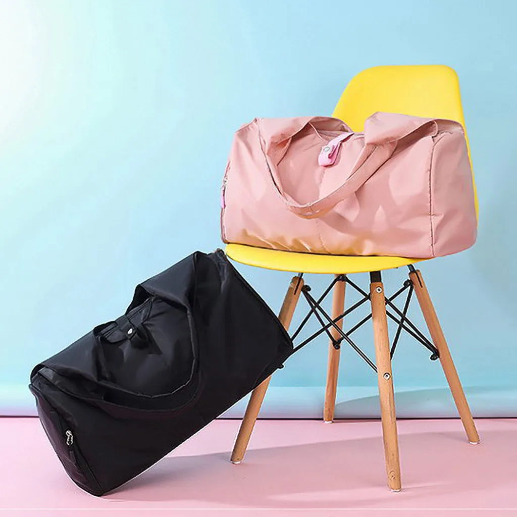 Сумка для Йога-коврика для фитнеса, сумки для спортзала, сухая влажная сумка для женщин и мужчин, обувь для путешествий, тренировочный мешок для занятий спортом, розовый Gymtas Duffel