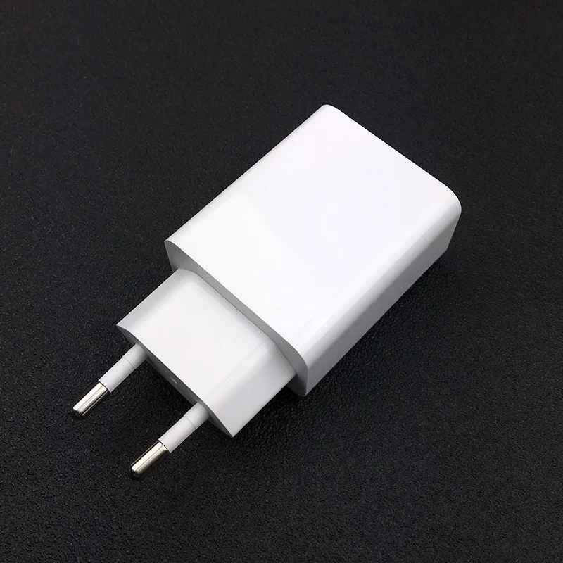 Оригинальное Беспроводное зарядное устройство Xiao mi qi QC 3,0 с европейской вилкой, адаптер питания для быстрой зарядки mi 9 mi 9 pro 5G huawei iphone 8 x xr max 11 pro - Цвет: New 18w charger
