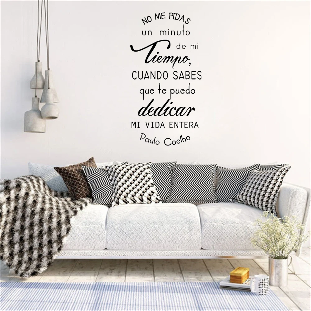 

Spanish Wall Sticker Decal For Kitchen Kid Room Bedroom Living Room Decorative Door Sticker Vinyl Waterproof ov668