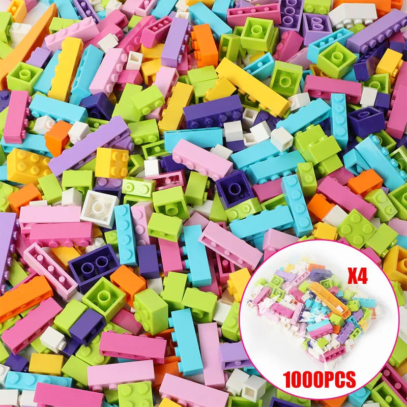 250 1000 штук DIY строительные блоки городской креативный лего технический Creator