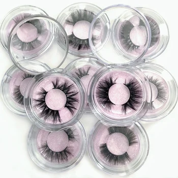 

Wholesale 3D Eyelashes Natural Soft 10-20mm Real Mink Lashes cruelty free custom logo sticker Beauty Eyelash