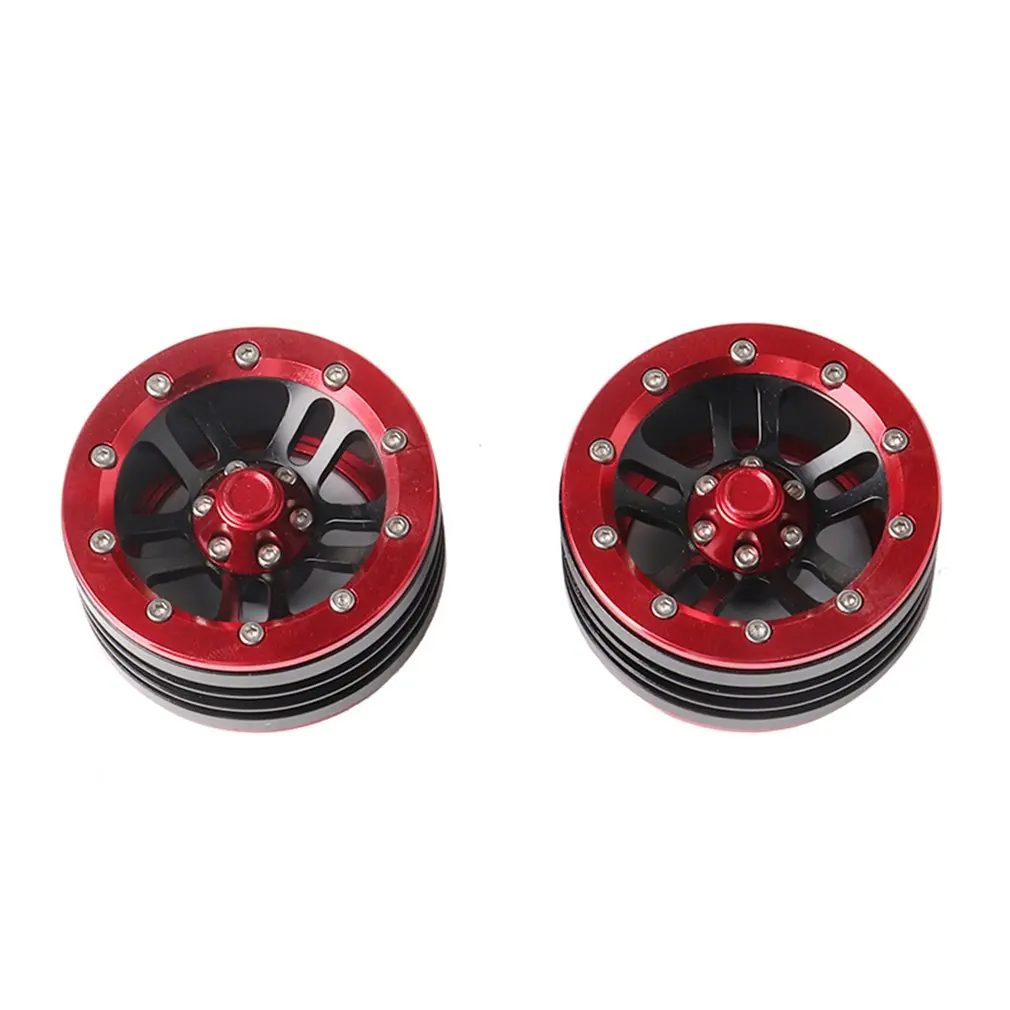 

CJG226 1:10 RC Crawler Metal Alloy 1.9 Inch Beadlock Wheel Rim for Axial SCX10 RC Car Wheel Hub Durable Use