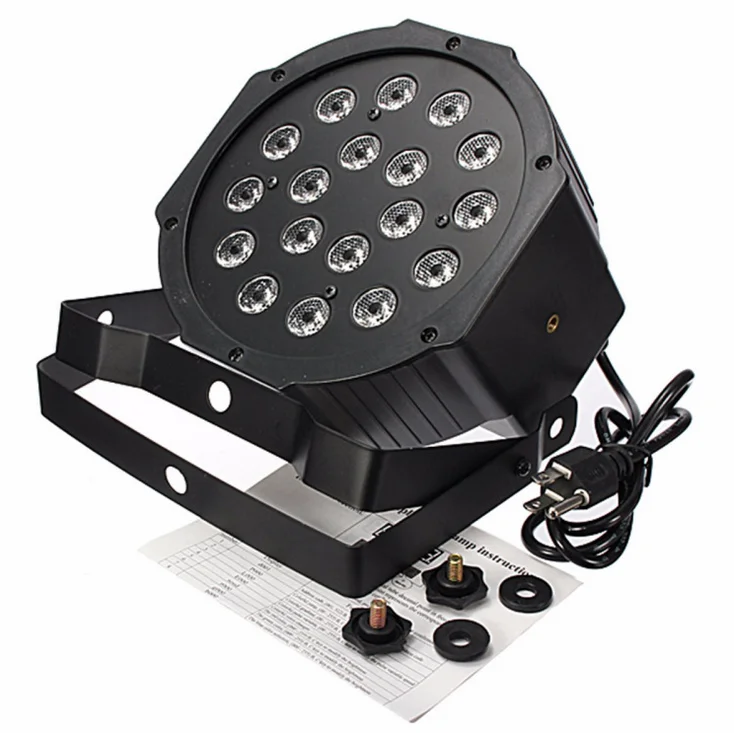 LED Par Lights 18 Led RGBW с DMX512 для клубных дискотек DJ звуковая активация шар сценический