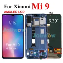 6,3" AMOLED ЖК-дисплей для Xiaomi mi 9 ЖК-дисплей дигитайзер в сборе сенсорный экран с рамкой для Xiao mi 9 lcd mi 9 mi 9 lcd