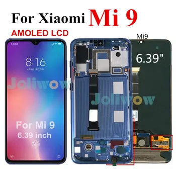 

6.39" AMOLED Original LCD For Xiaomi Mi 9 Mi9 LCD Display Digitizer Assembly Touch Screen With Frame for Xiaomi 9 LCD M1902F1G