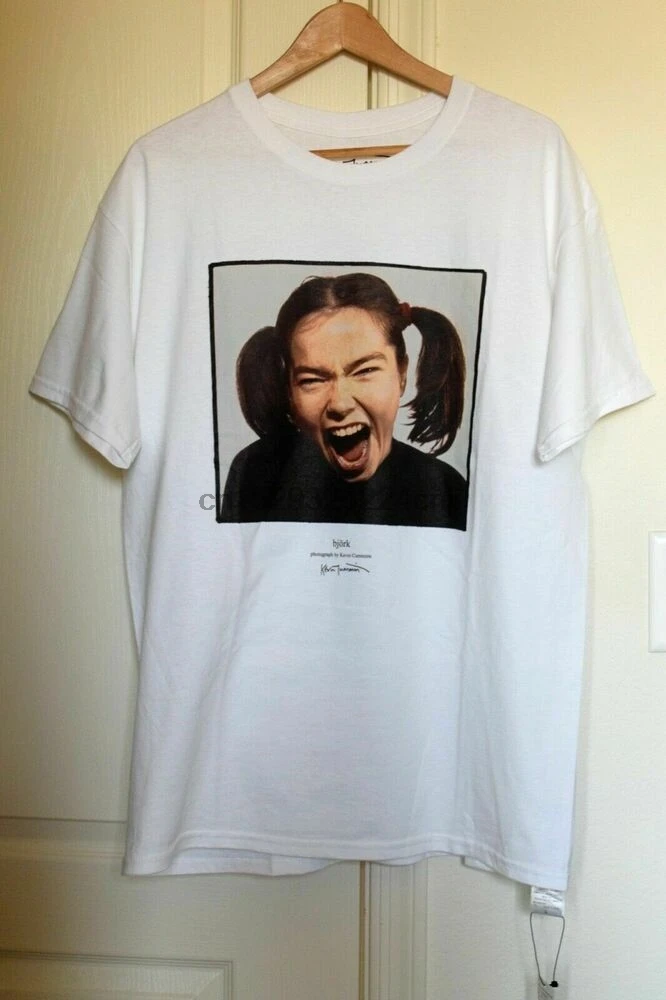 Björk ビョーク Tシャツ Kevin Cummins Lサイズ 黒 公式