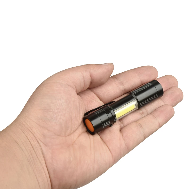 Светодиодный мини фонарик Litwod 1510 XPE + COB масштабируемый водонепроницаемый фонарь