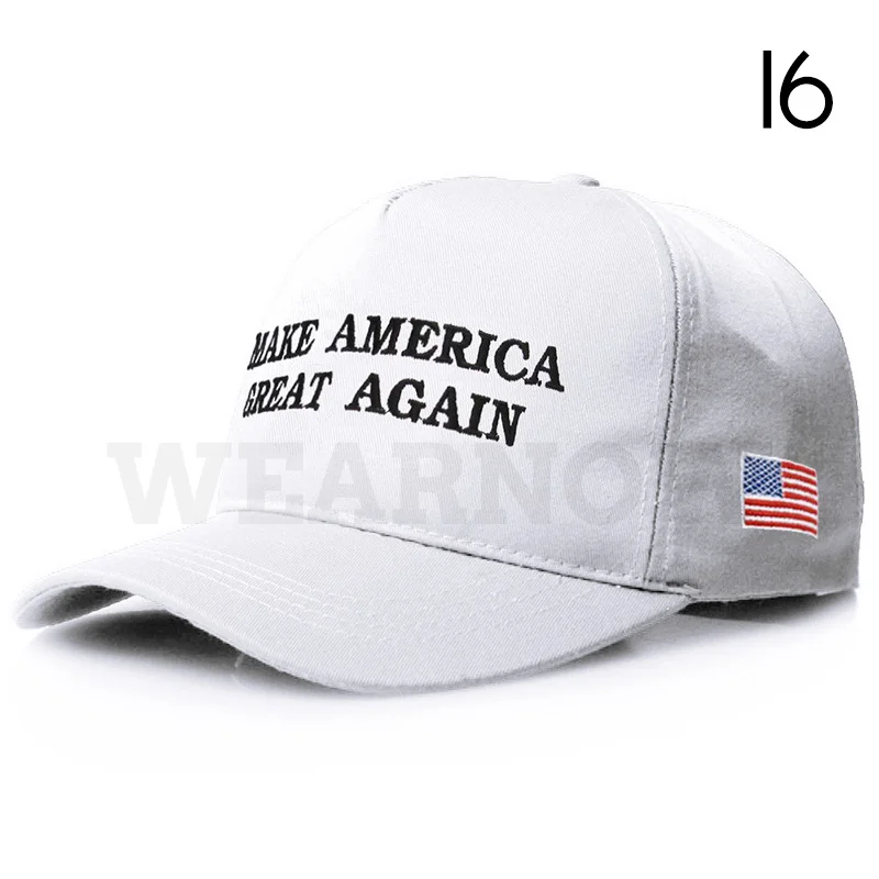 Make America Great agne Hat Дональд Трамп, шапка-Кепка унисекс, хлопковая Регулируемая бейсбольная Кепка Gorras para hombr BQM-CZX22 - Цвет: 16