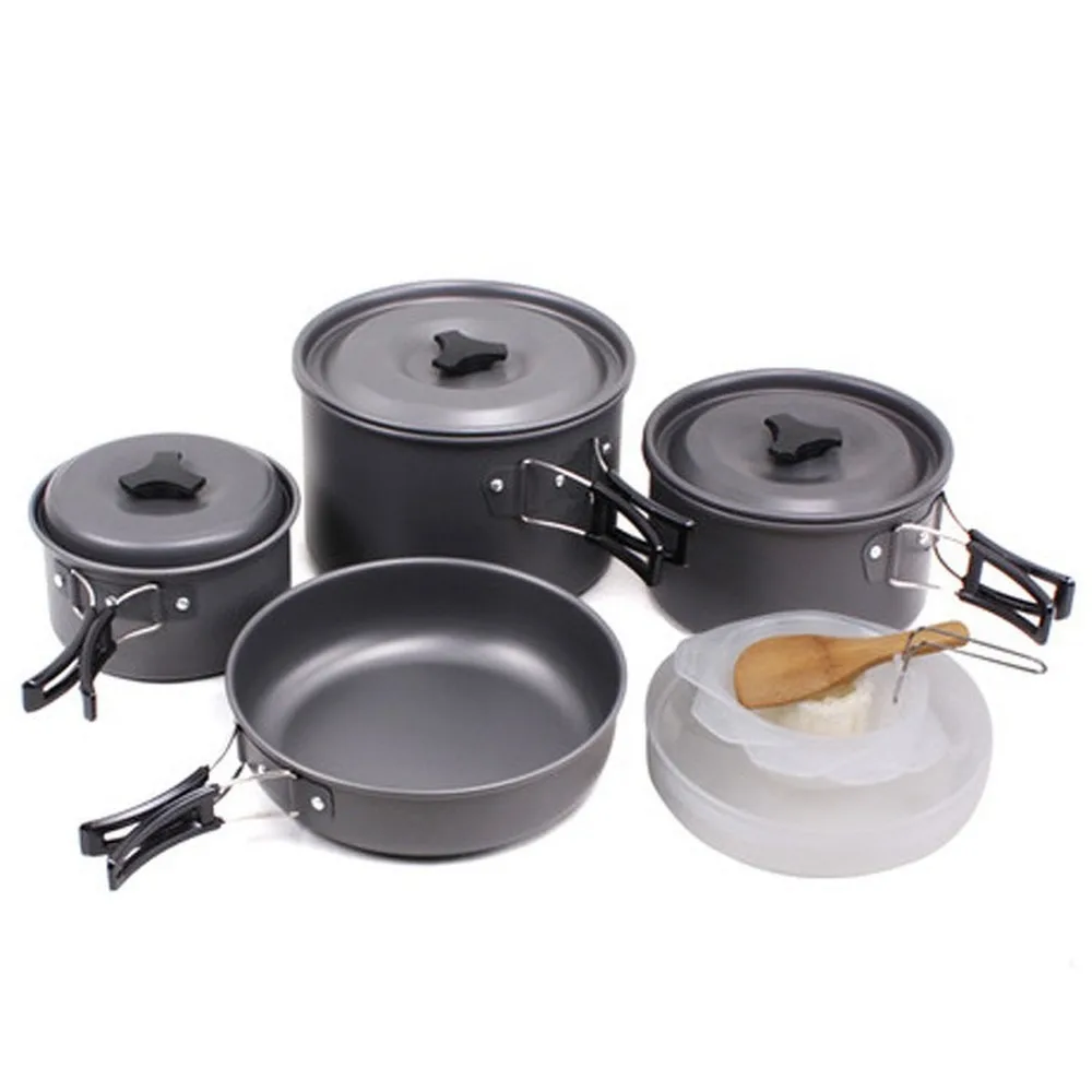 

Outdoor Tablewear Cooking Set Picnic Cookwear 4-5 People Picnic Packaged Combination Pot Camping Picnic Coying Utensils Pot Set