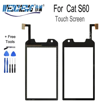 

WEICHENG 4.7" Touch Panel Black For Caterpillar CAT S60 Touch Screen Digitizer Panel Sensor for S60 touch CAT S 60 +free tools