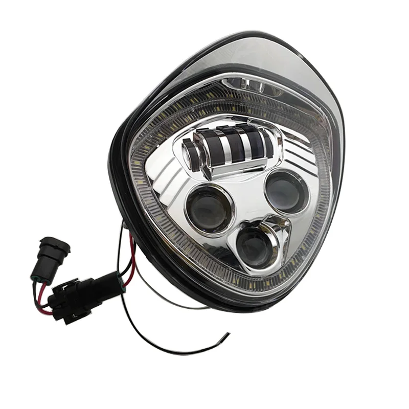 High Low Beam Led Headlights Halo Angel Eye For VICTORY Cross Country 60W Cree High Low Beam Led Headlights Halo Angel Eye For VICTORY Cross Country 60W Cree
