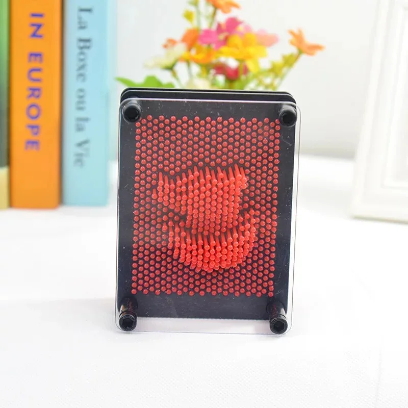 small Pin Art 3D Скульптура Игла DIY резьба Форма Настольная игрушка украшение Hogar дом декоративные украшения для дома - Цвет: small
