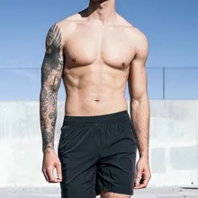 Новинка, брендовые Модные мужские летние дышащие повседневные Мягкие Шорты для фитнеса, бодибилдинга, простые спортивные шорты для тренажерного зала, спортивные шорты для тренировок