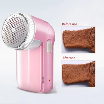 

Electric Clothing Lint Pills Remover Portable Hair Ball Trimmer Household Travel Use Fabric Shaver USB Plug In Visible Dust Box