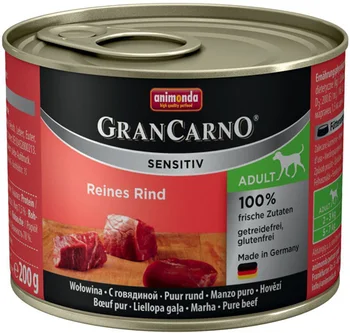 

ANIMONDA ANIMONDA GRAN CARNO SENSITIV ADULT REINES RIND for adult dogs with beef 200 g