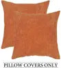 Supersoft Corduroy Cushion Cover Solid Striped Throw Pillow Covers Decorative Pillow Case for Sofa Bed Living Room Decoration 6