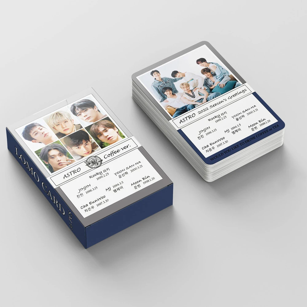 55 шт./компл. Kpop ASTRO Lomo Cards новый альбом высокого качества K-pop Photocard Photo открытки в |