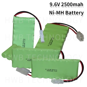 

10 PCS/lot Original New AA Ni-MH 9.6V 1800mAh Ni-MH Rechargeable Battery Pack With two wires Plugs Free Shipping