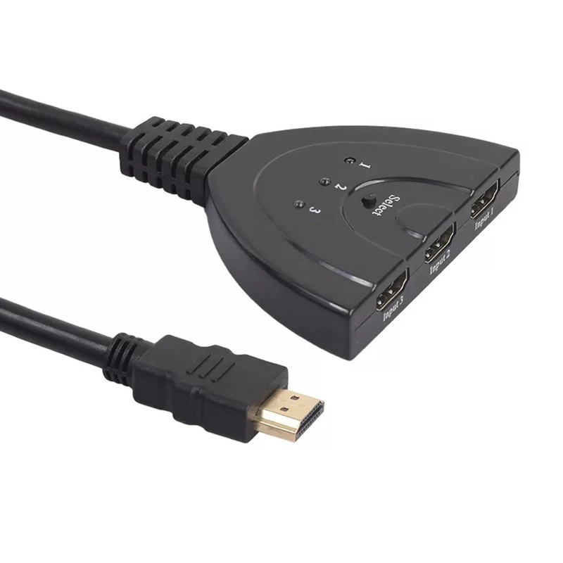1080P HDMI концентратор с USB PD Интеллектуальный Переходник HDMI разветвитель Кабель 3 в 1 переключатель для HD tv Xbox PS3 PS4 DVD tv BOX и т. Д