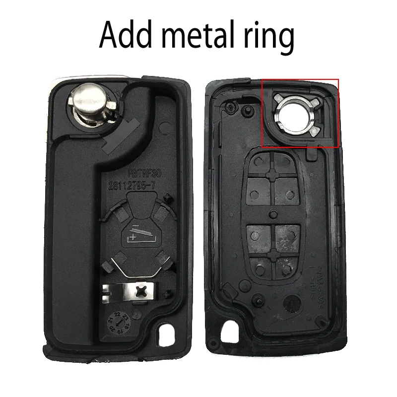 2 Buttons Car Key Case Peugeot 308 408 207 307 3008 5008 807 Citroen C2 C3 C4 C5 C6 Remote Flip Key Shell CE0523 CE0536 key case car key shell key shell
