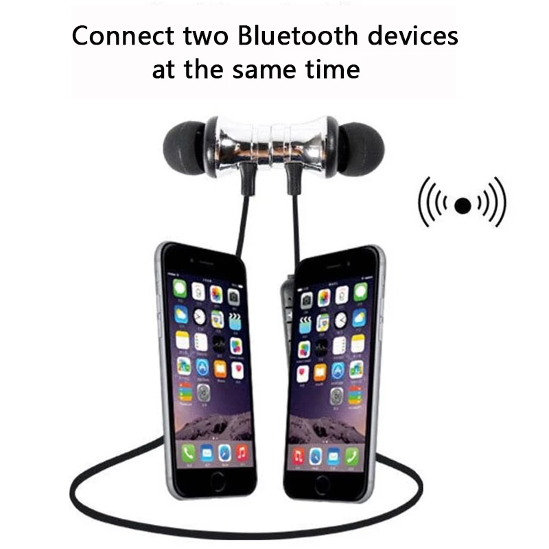Rovtop беспроводные наушники Bluetooth наушники спортивные магнитные наушники для iPhone samsung Xiaomi беспроводные наушники громкой связи