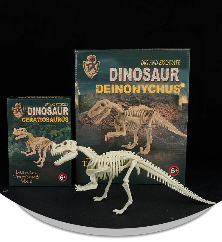 Lite 9 Собранный динозавр, игрушки для раскопок, Тематический Парк Юрского периода, наука и образование, головоломка, подарки