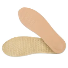 Мужские и женские спортивные стельки дышащая сотовая амортизирующая кожаная стелька впитывающая пот воздушная подушка из ПУ искусственной кожи Баскетбольная обувь для бега