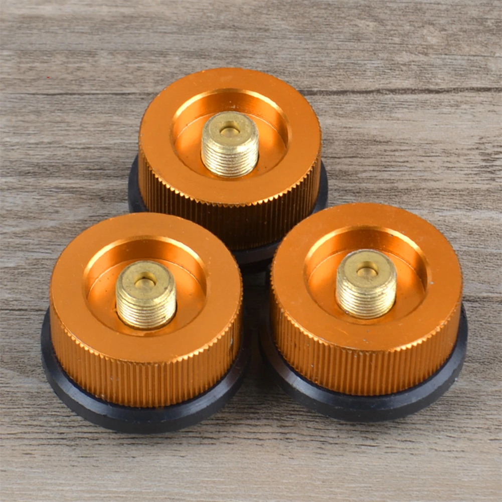 Flat Cylinder Burner Tool Metal Propane Hose Outdoor Home Connector Camping For Gas Stove Refill Adapter Set Tank Coupler Manual