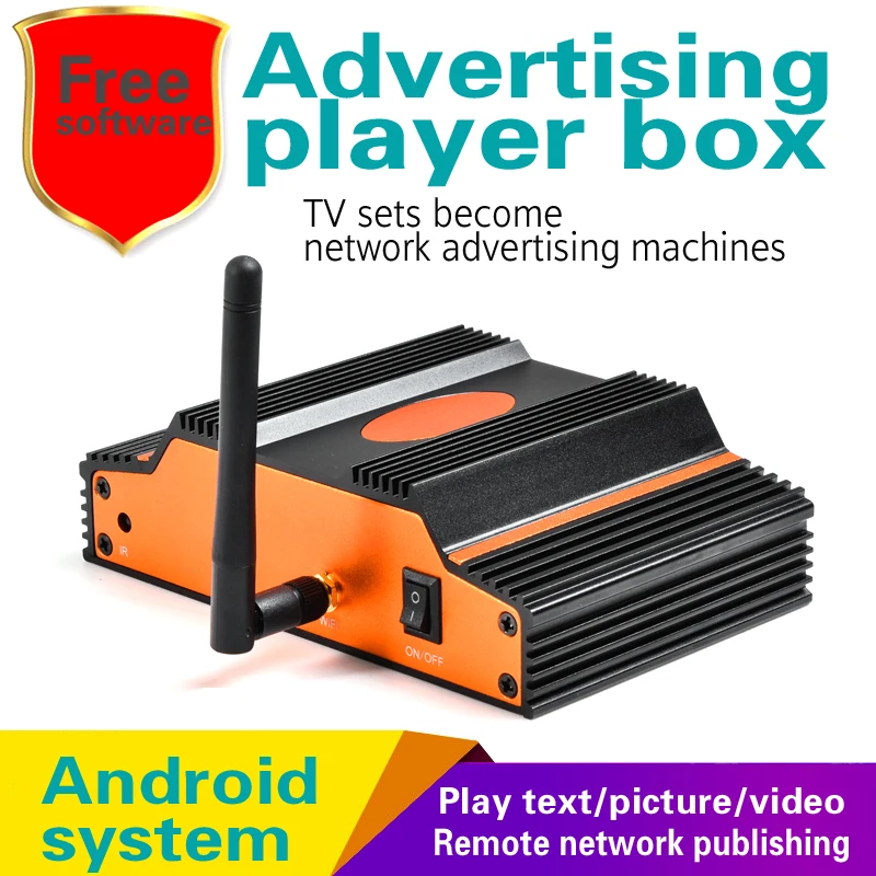 Android 4K WIFI/локальная сеть цифровая вывеска рекламный медиаплеер коробка с