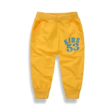 Детские брюки с принтом в Корейском стиле; детская одежда; весенние спортивные брюки для мальчиков; Новые Товары для малышей