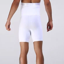 Мужские Ультра-подтяжки для похудения шейпер для живота Трусы боксеры с высокой талией трусы THJ99