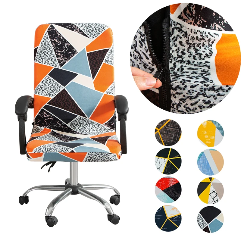 

Elasticity Office Computer Chair Cover Side Arm Chair Cover Spandex Rotating Lift Dust Cover for Chair Universal Without Chair
