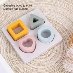Jouet de construction universel pour enfant, planche assortie, Coordination œil main douce, bloc de construction 